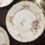 4 porcelain entremet plates