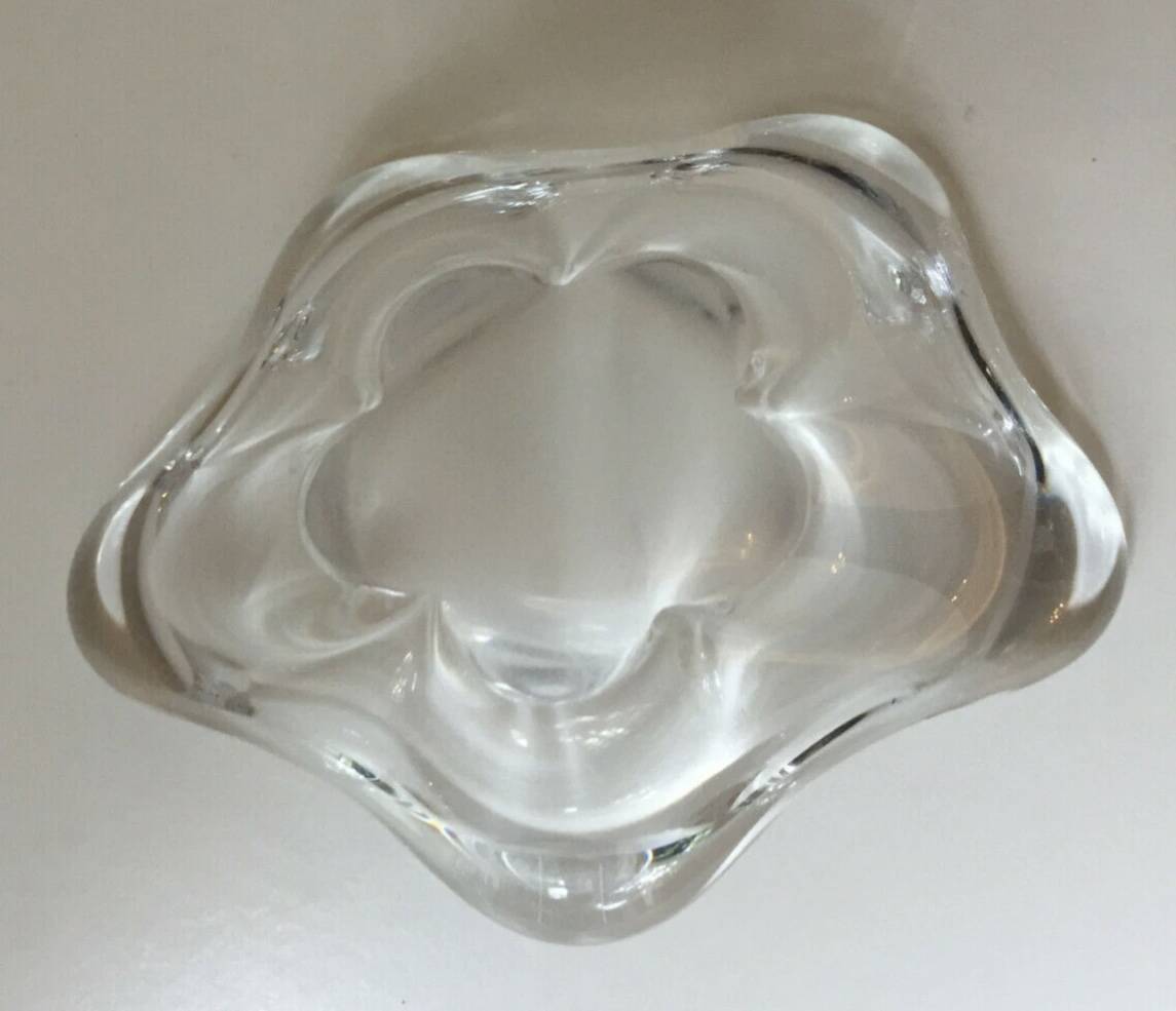 Small Daum France Crystal Ashtray
