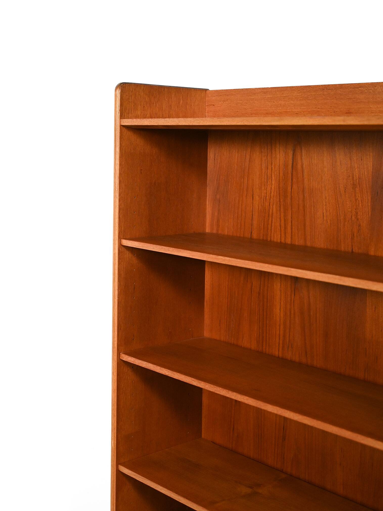 Scandinavian teak bookcase by Ferdinand Lundquist, 1960s