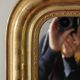 Mirror louis philipe gilded with gold leaf