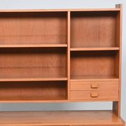 Vintage Scandinavian modular bookshelf in teak - 1960s