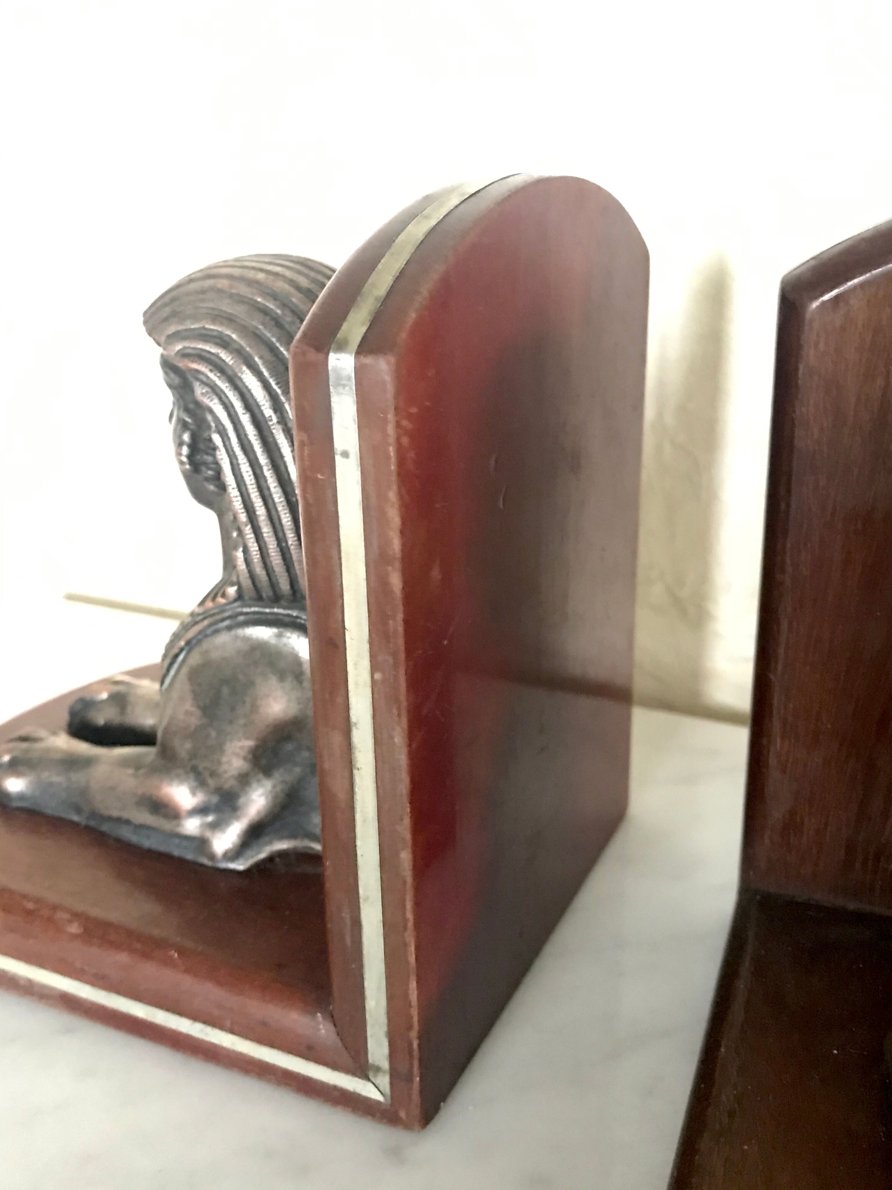 Art deco sphinx bookends
