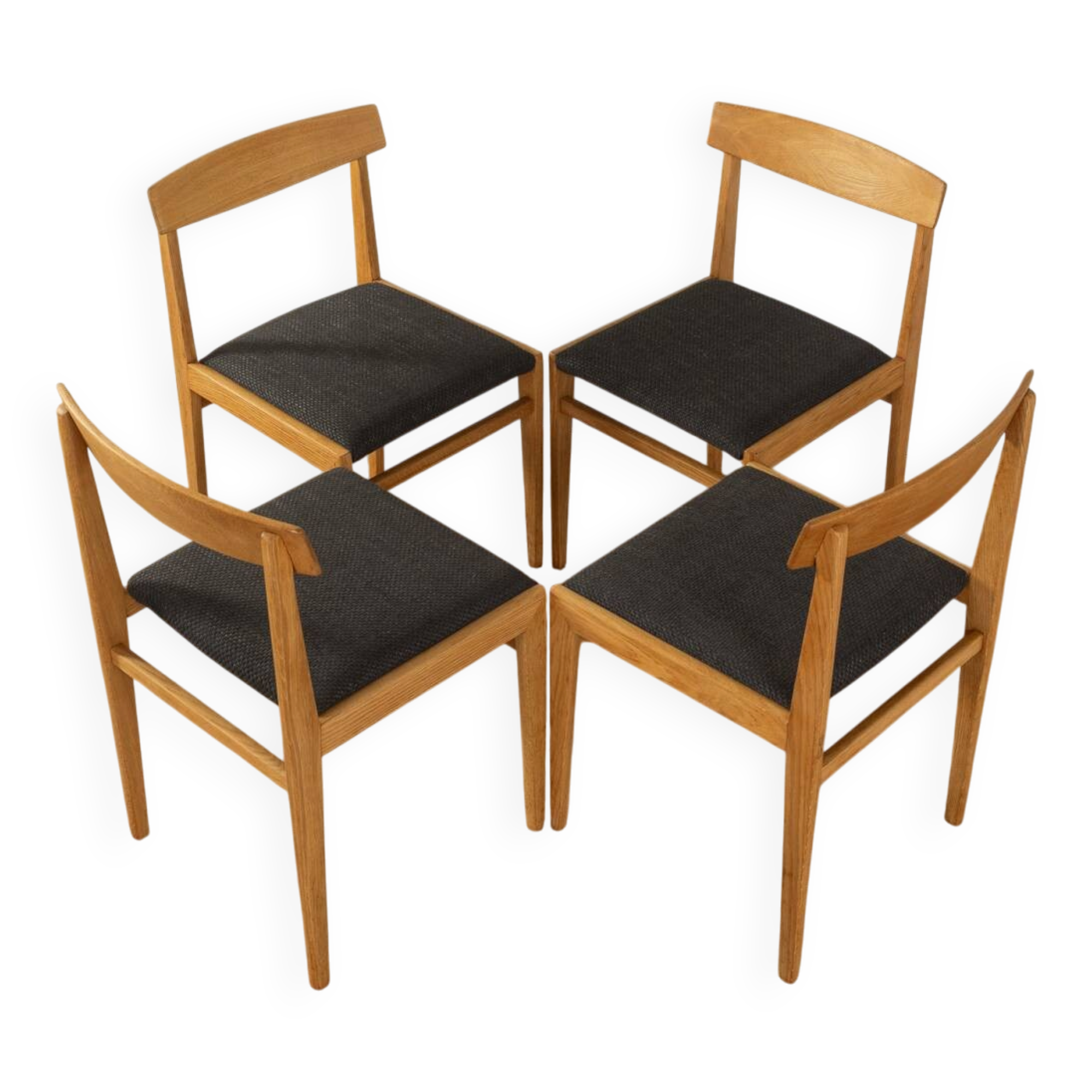 Classic Scandinavian dining chairs from the 1960s, set of 4
