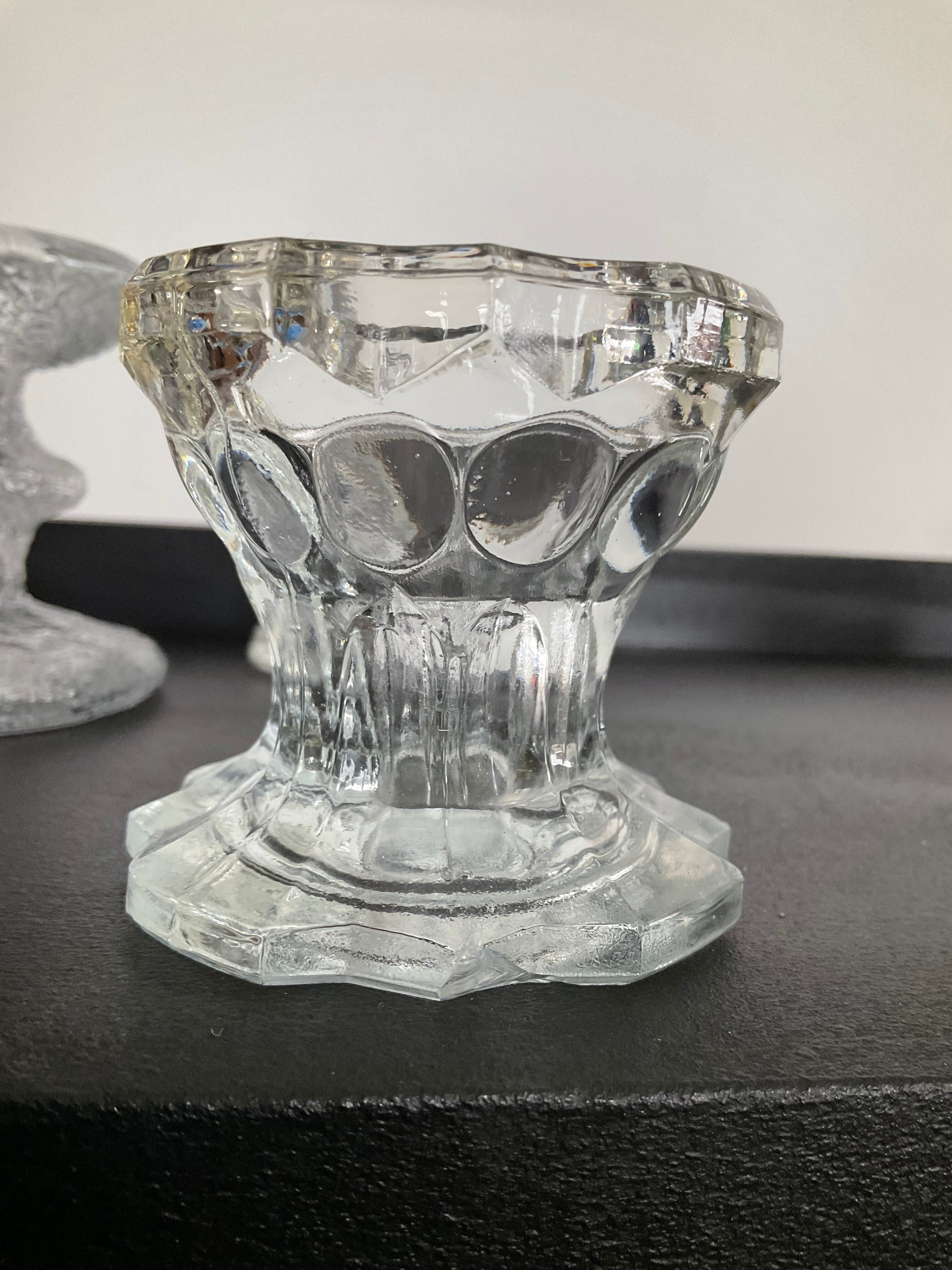 Series of 6 vintage candle holders 70s