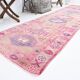 3x10 Rug For Hallway Pink Vintage Runner Rug, 85x318Cm