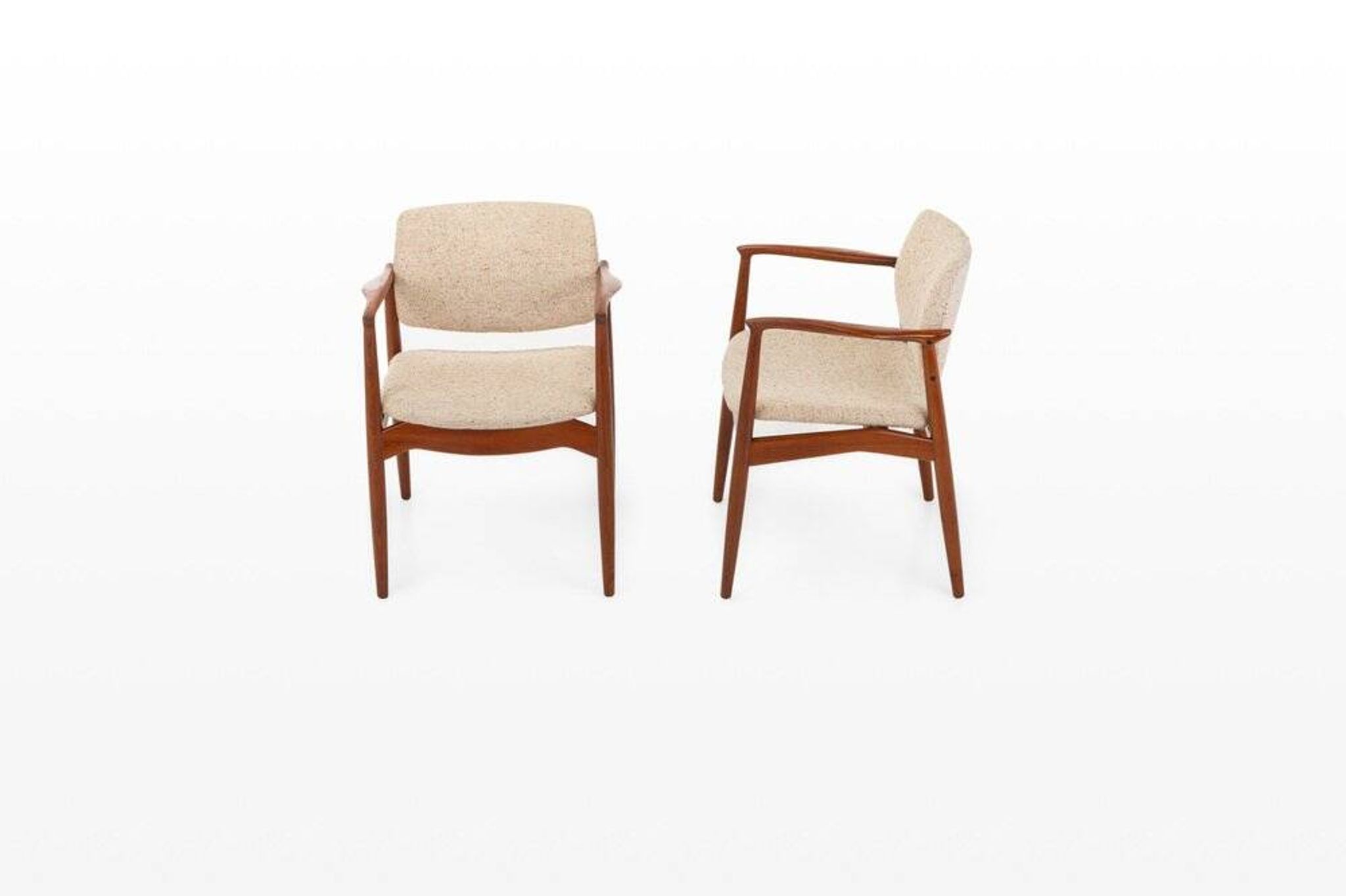 Captains chairs by Erik Buch for Ørum Møbler, Denmark, 1960s, set of 2
