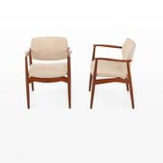 Captains chairs by Erik Buch for Ørum Møbler, Denmark, 1960s, set of 2
