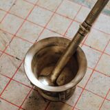 Old bronze mortar
