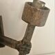 Pair of metal wall lamps from the 50