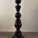 Vintage "Lamppost" in opaline and wood 6 fires