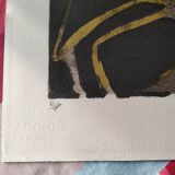 Still Life - original lithograph numbered and signed - Alfred Defossez