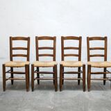 Antique mulched wooden country chair