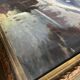Pendant of HST painting "Landscape in the moonlight" signed + frame circa 1920