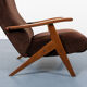 Italian reclining lounge chair by Antonio Gorgon