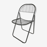 Vintage wire folding chair