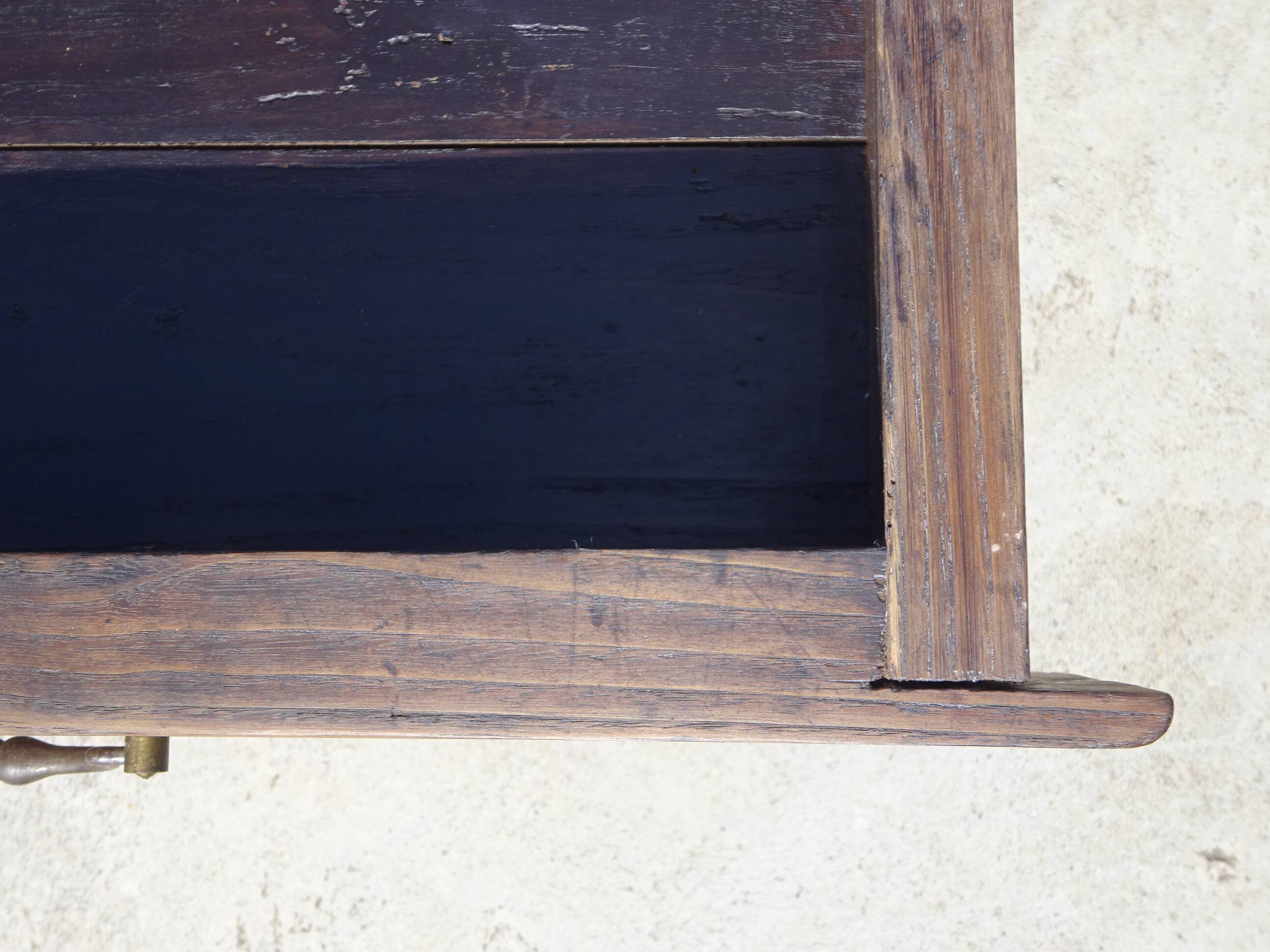 Ancienne table de ferme en chêne massif