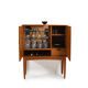 Mid Century Fine Danish Bar Cabinet in Teak