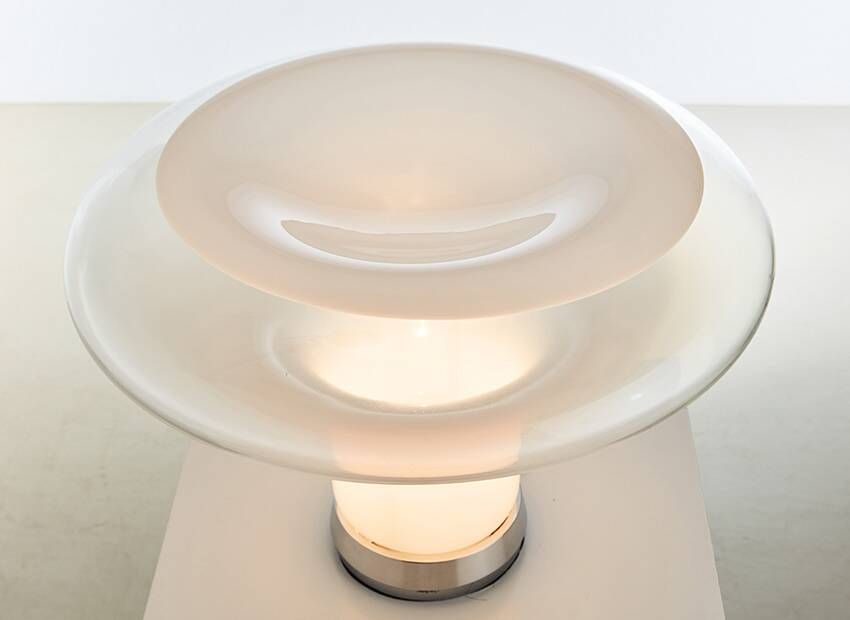 Angelo Mangiarotti Early lesbo Table Lamp for Artemide Italy 1967