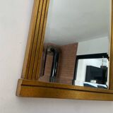 Vintage Deknudt Empire style mirror in gilded wood