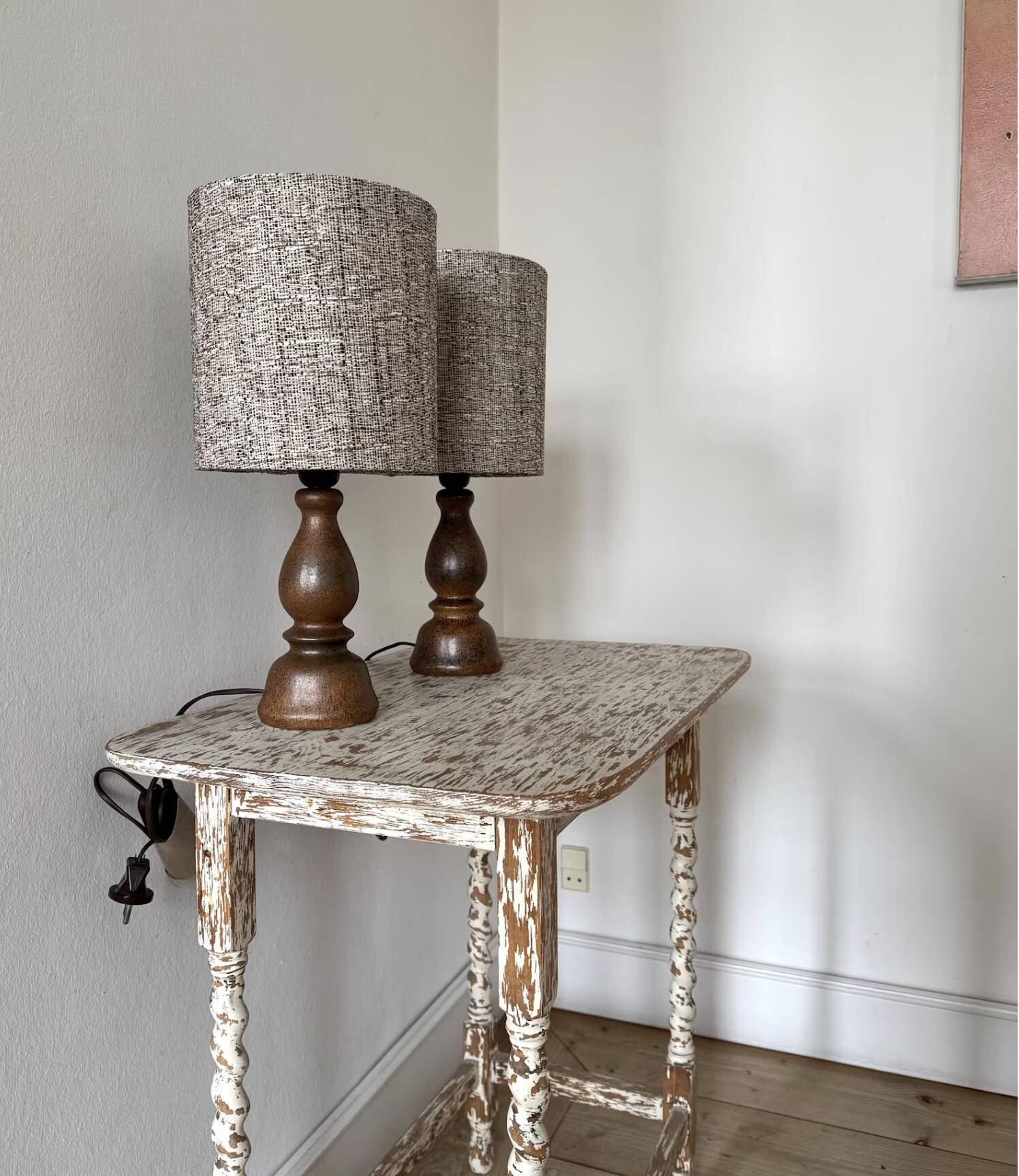 Paire de lampes de table bruno karlsson, ego stengods atelje, grès, suède, vi