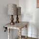 Paire de lampes de table bruno karlsson, ego stengods atelje, grès, suède, vi
