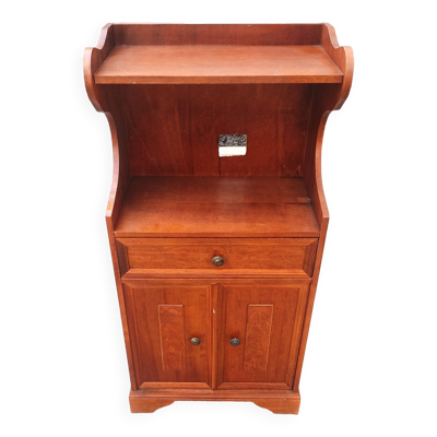 Table de chevet en merisier, style Louis-Philippe
