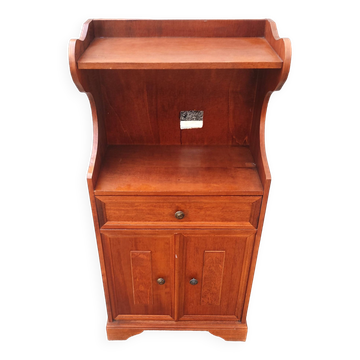 Table de chevet en merisier, style Louis-Philippe