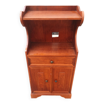 Cherry wood bedside table, Louis-Philippe style