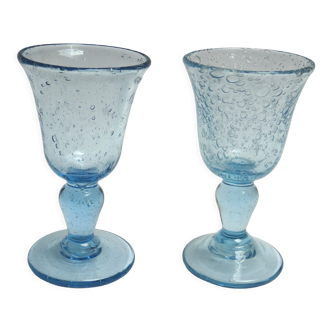 2 verres à liqueur Biot