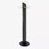 Swivel coat rack in black lacquered wood and brass