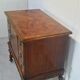 English burl walnut cabinet