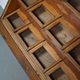 Large Dutch Beech Haberdashery Shop Cabinet, 1920s/30s