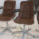 Suite of 4 chairs vintage armchairs 1970