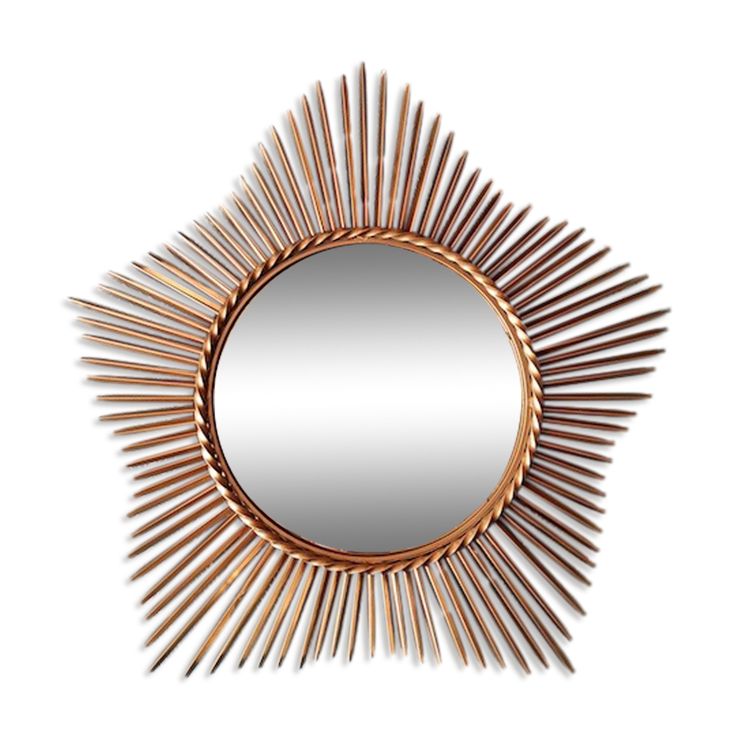 Mirror sun witch eye Chaty Vallauris France 50/60's 55cm