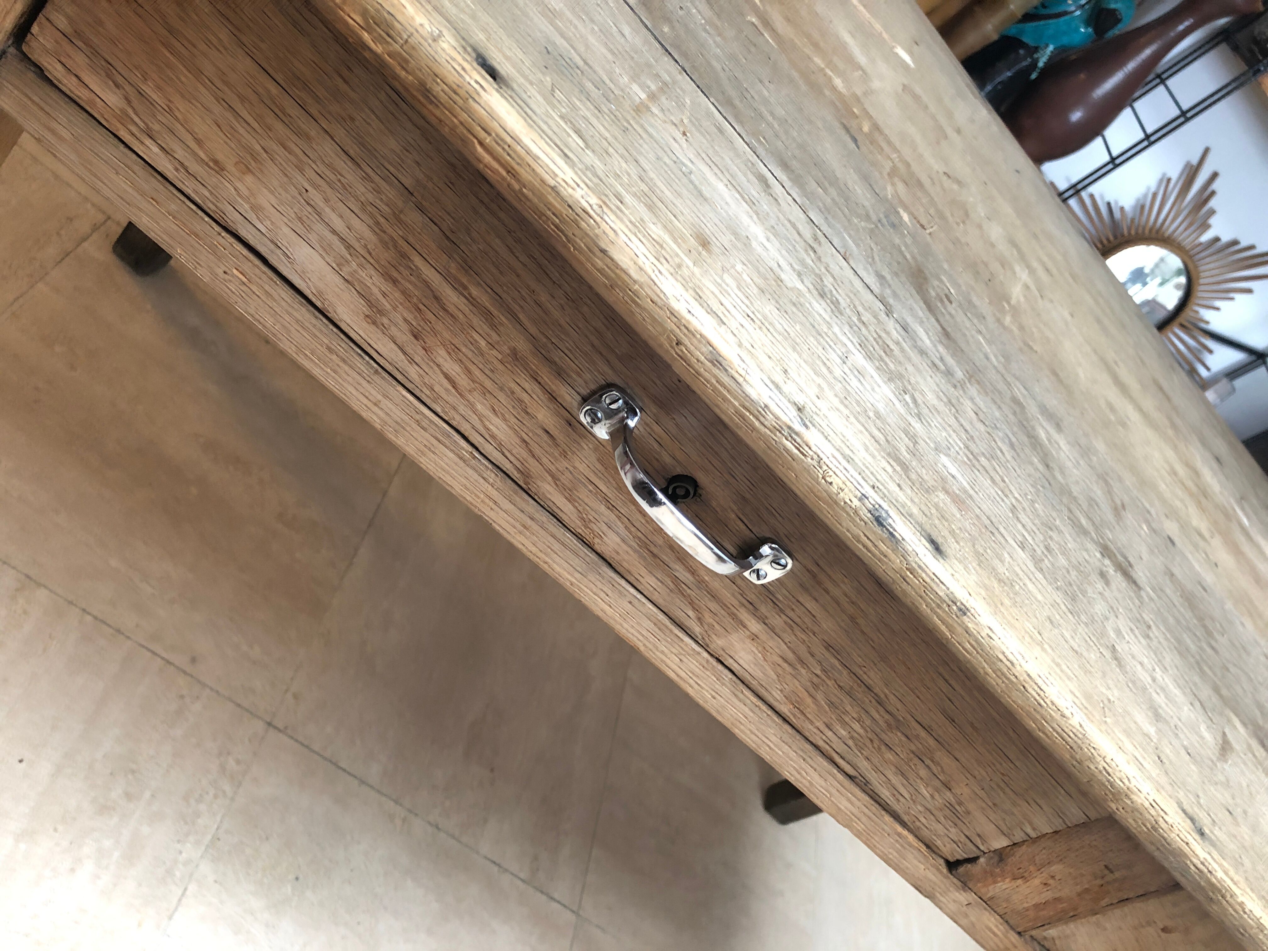 Table de ferme rustique, 1950