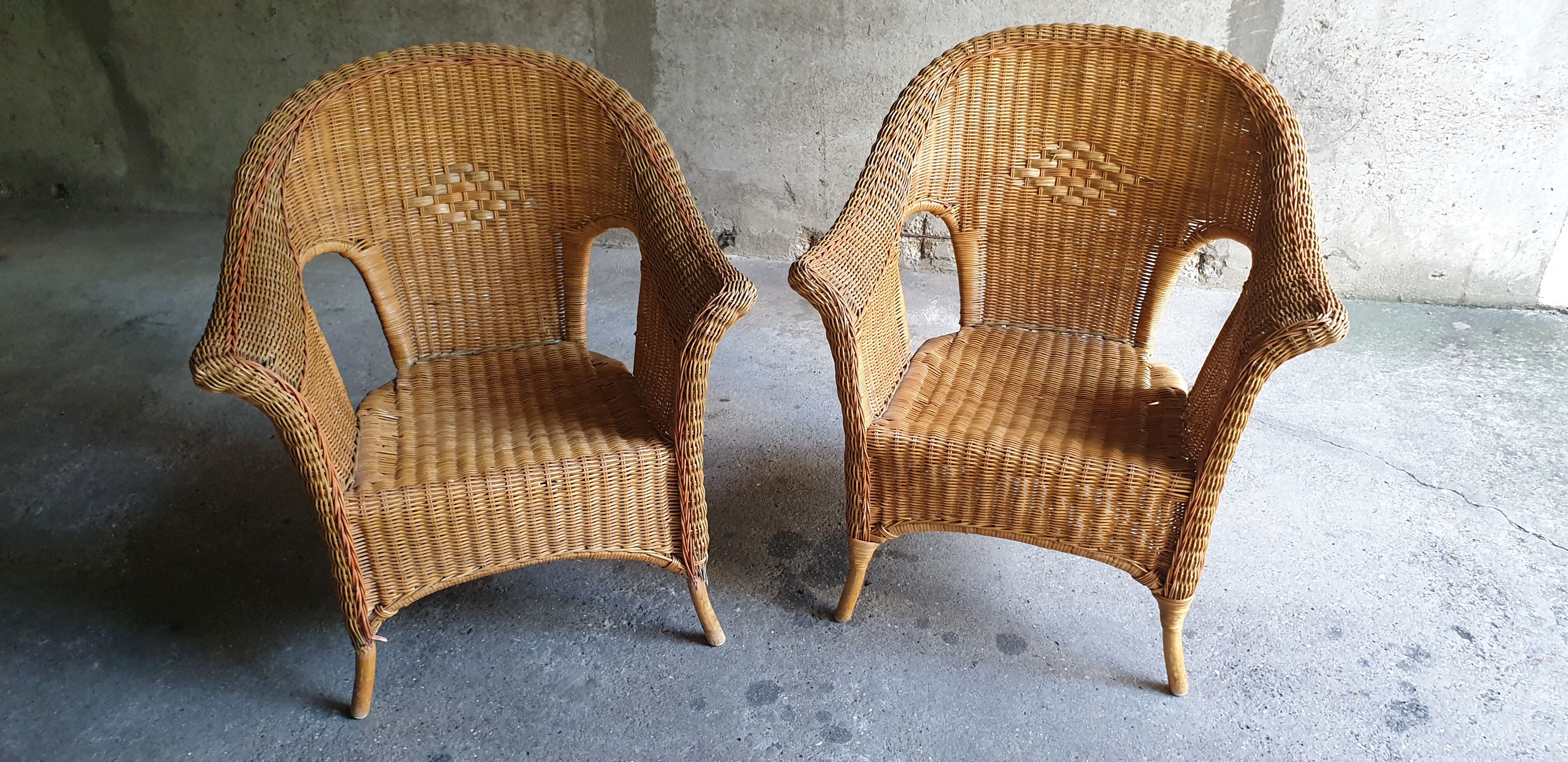 Rattan chairs