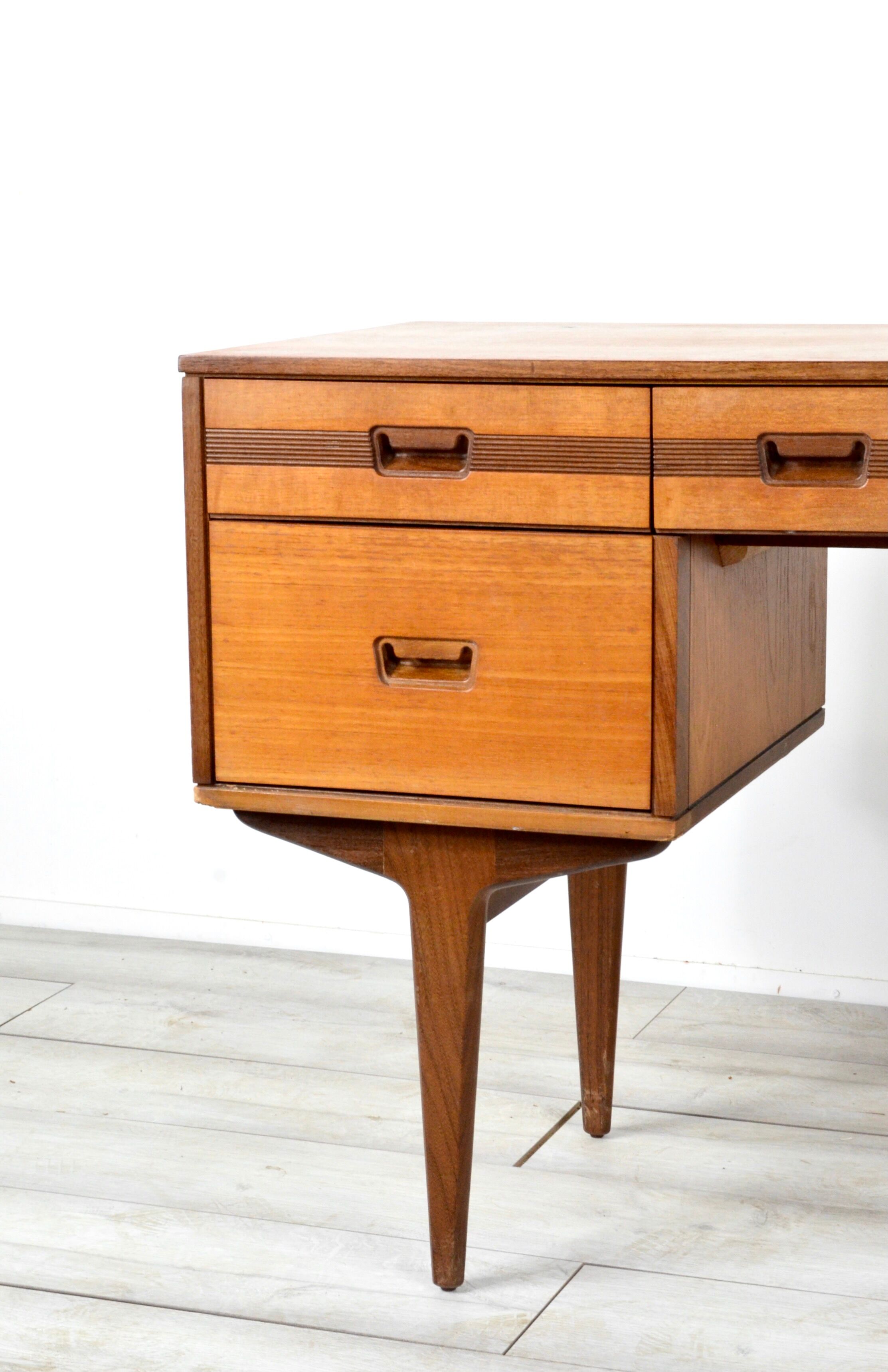 Midcentury 'Butilux' Teak Desk. Delivery. Modern / Vintage / Danish Style.