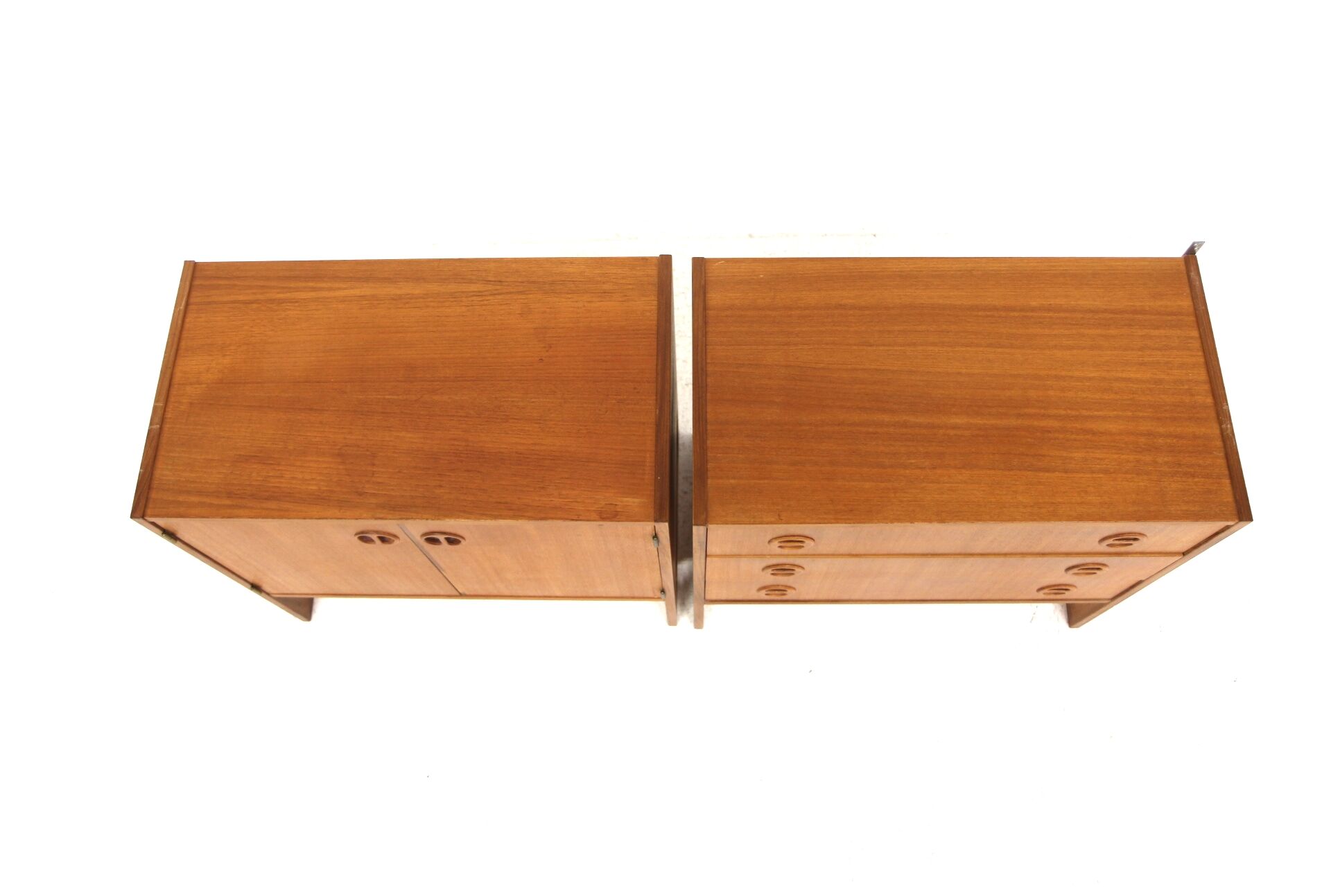 "Double" teak Scandinavian chest of drawers, Möbel-IKEA, Sweden, 1960