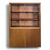 Vitrine des années 70 en teck