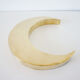 Moon or letter of sign "C" in vintage brass
