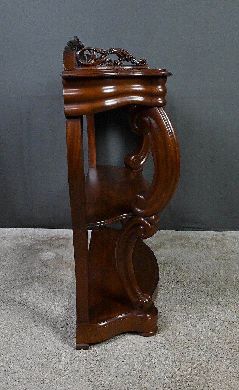 Mahogany console, Napoléon III period – 2nd half of the 19th century