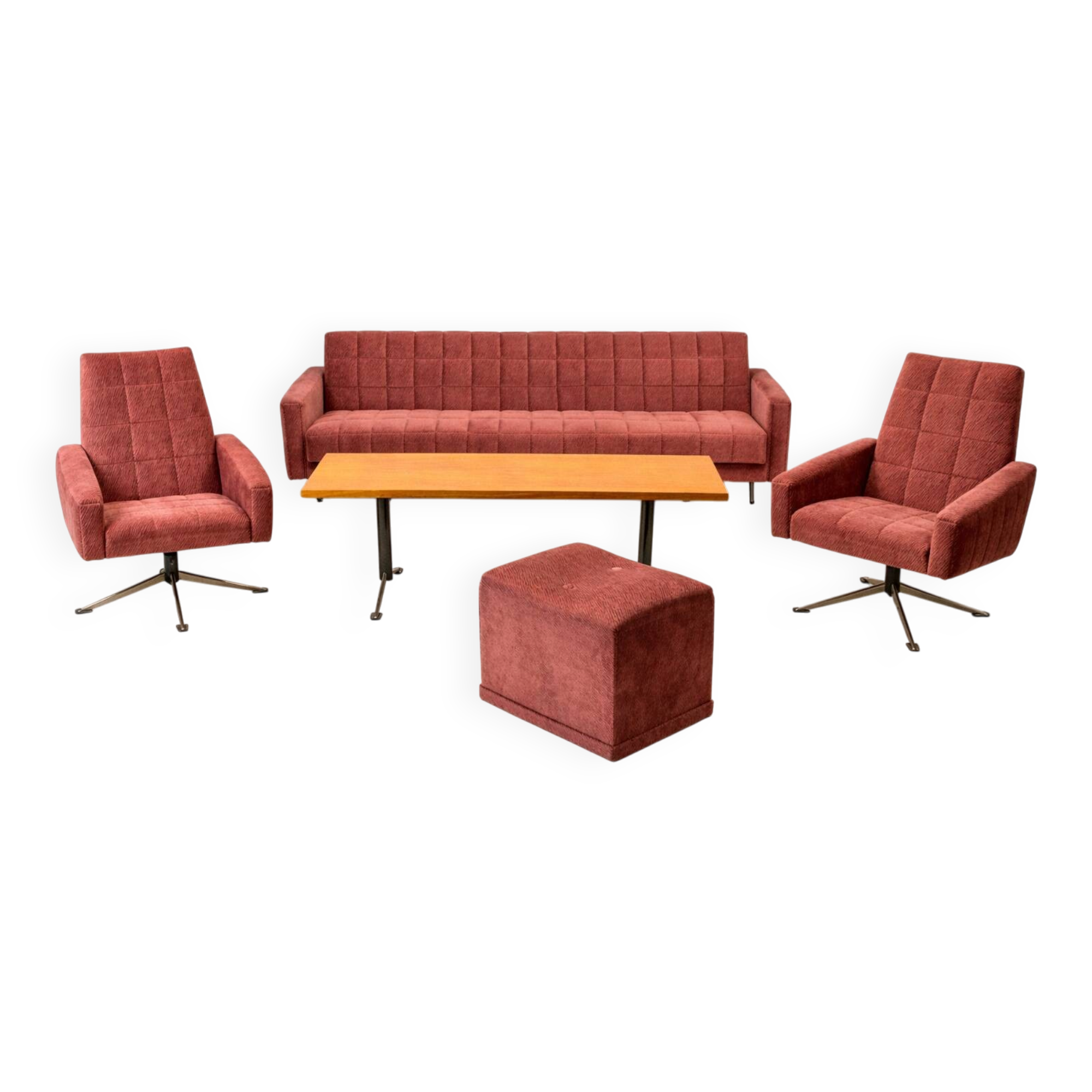 Living room set, 1970s, Czechoslovakia