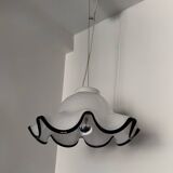 Murano glass flower pendant from the 1970s