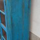 Old wooden glazed cabinet with two doors and two drawers