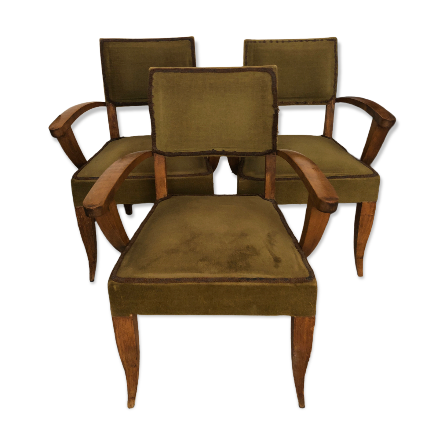 Set of 3 armchairs