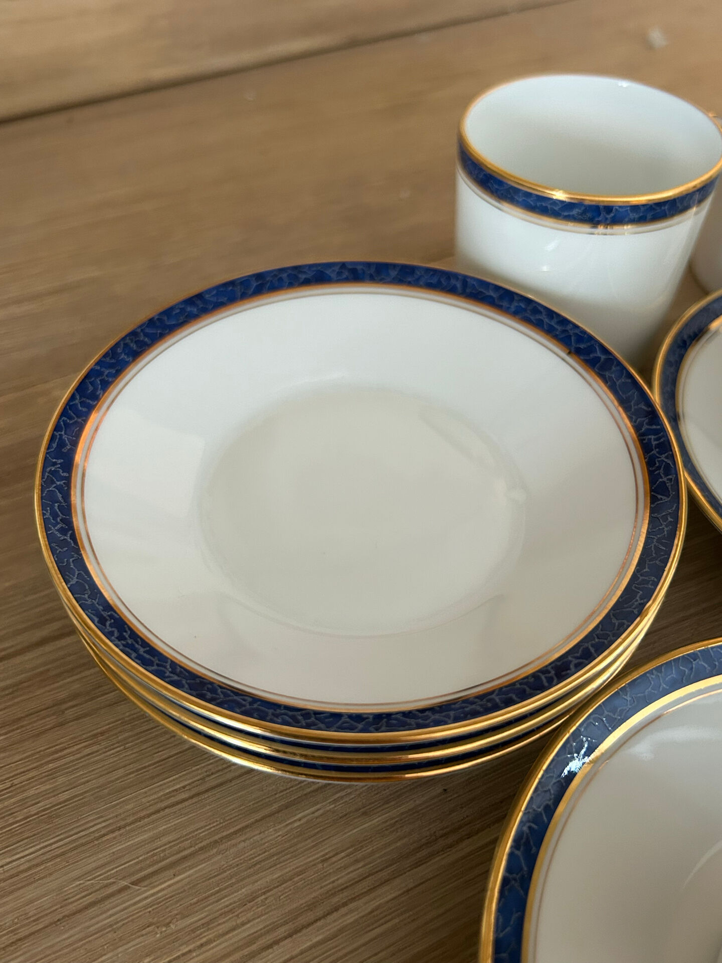 Coffee service CH. Field Haviland Limoges - 5 cups + saucers