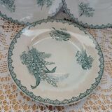 3 old Terre de fer plates