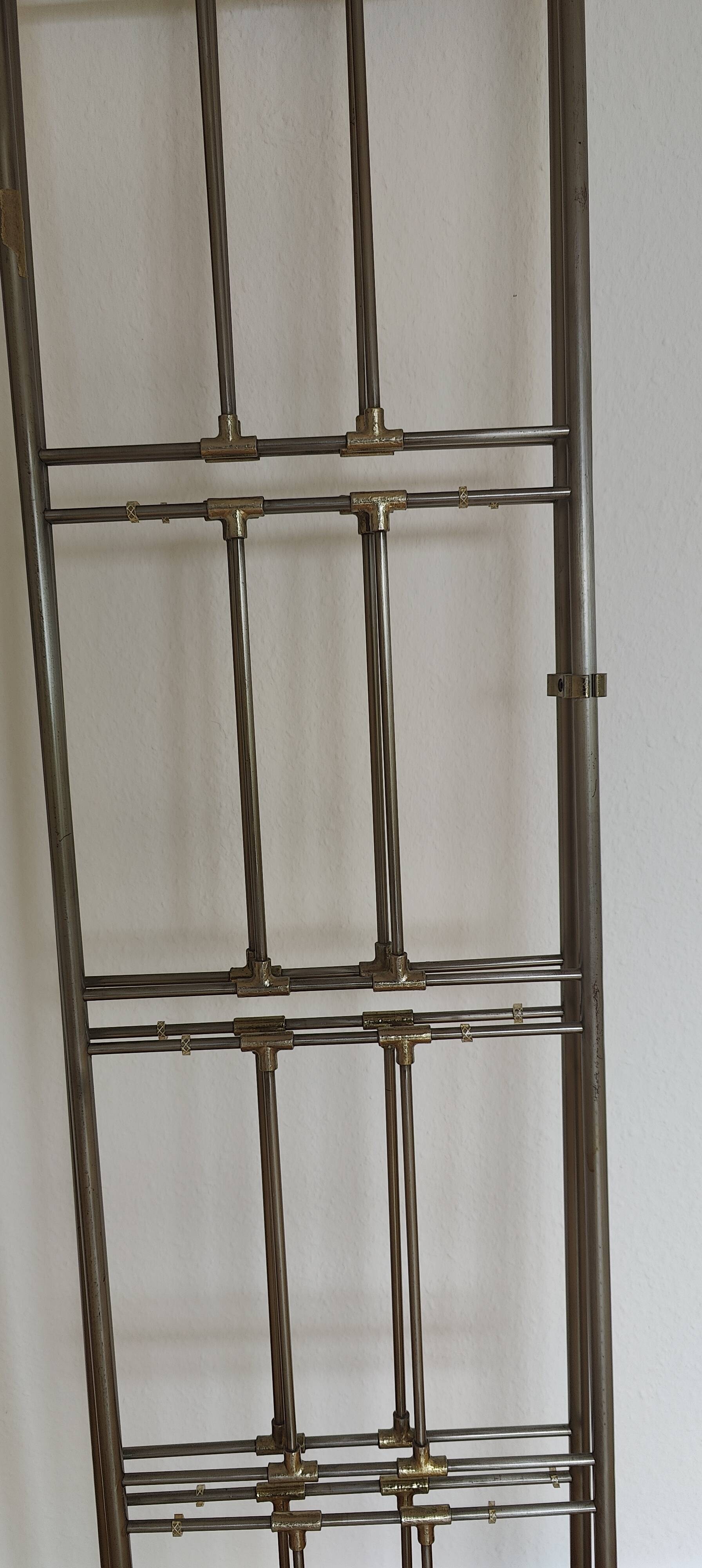 highquality freestanding glass shelf from the 80s