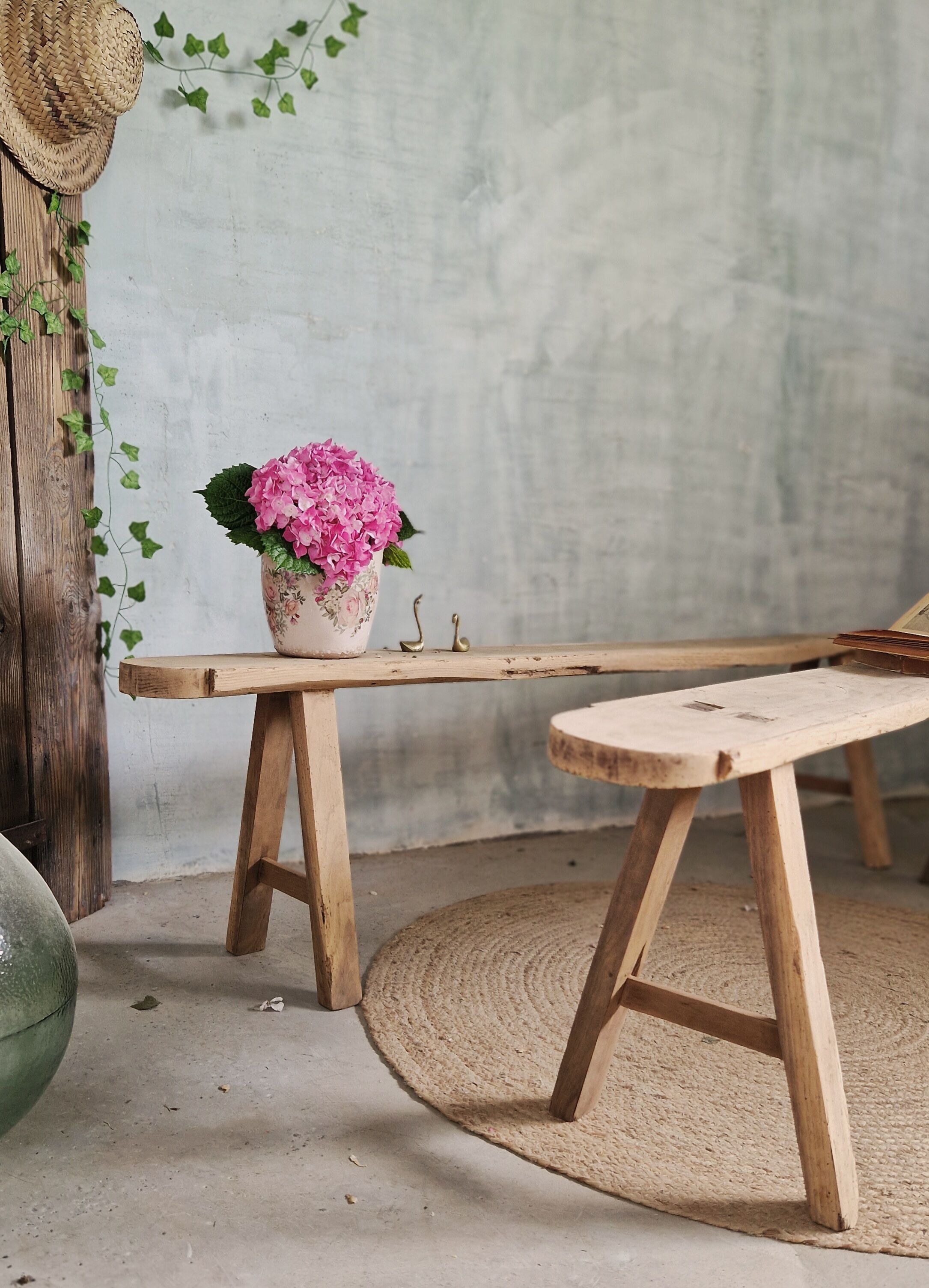 Nice pair of antique benches