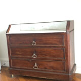 Commode ancienne bois et marbre